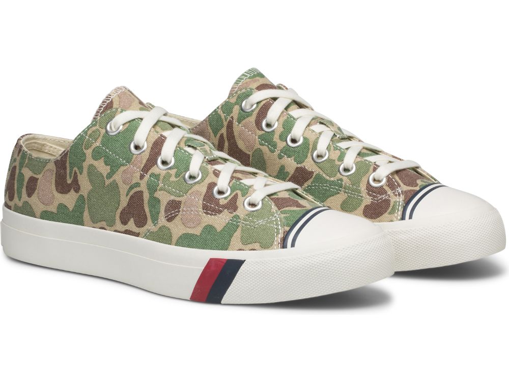 Αθλητικά Παπούτσια Keds Royal Lo Camo ανδρικα Ελιά | GR-78480