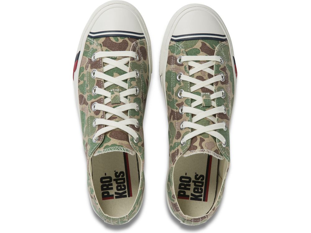 Αθλητικά Παπούτσια Keds Royal Lo Camo ανδρικα Ελιά | GR-78480