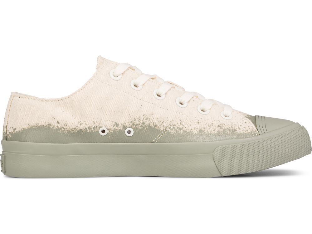 Αθλητικά Παπούτσια Keds Royal Lo Spray Foxing ανδρικα Μπεζ πρασινο | GR-37645