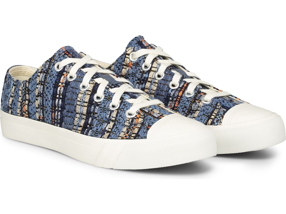 Αθλητικά Παπούτσια Keds Woven Royal Lo ανδρικα μπλε | GR-64630