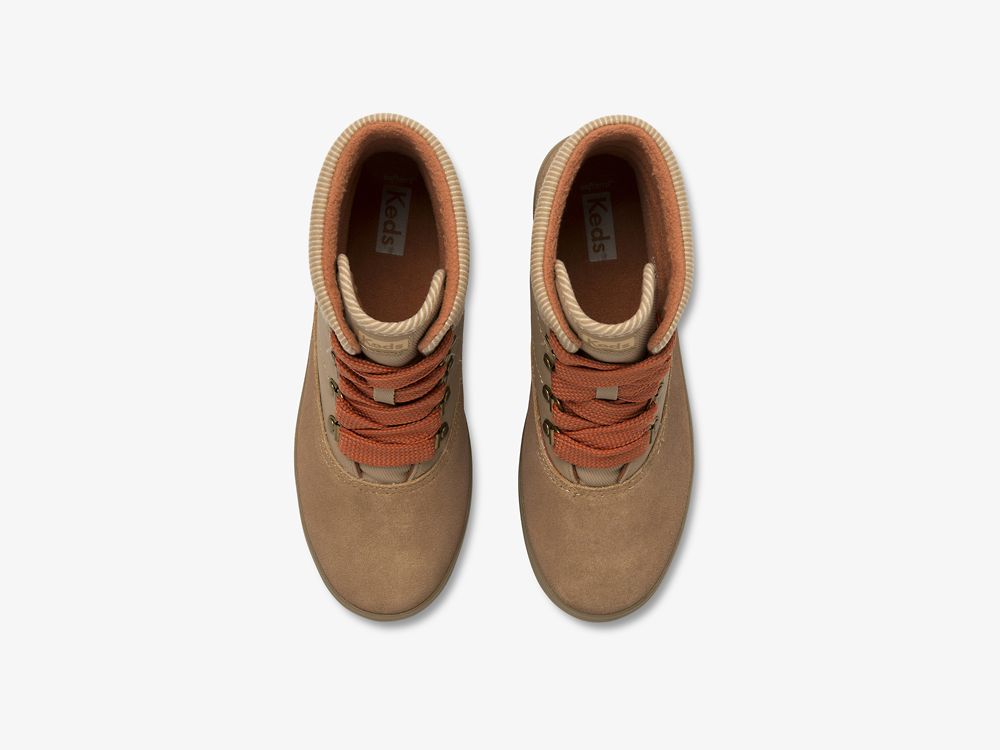 μποτεσ Keds Camp Boot σουετ & Splash Twill w/ Thinsulate™ γυναικεια καφε | GR-97171