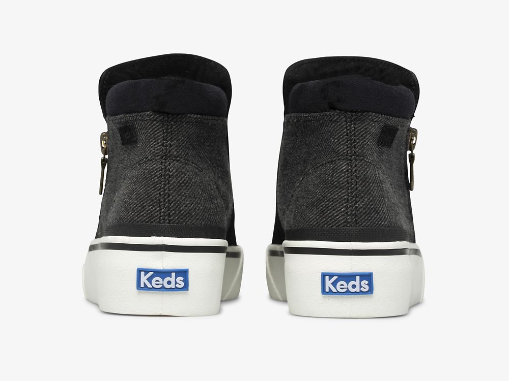 μποτεσ Keds Cooper Zip Bootie γυναικεια μαυρα | GR-68863