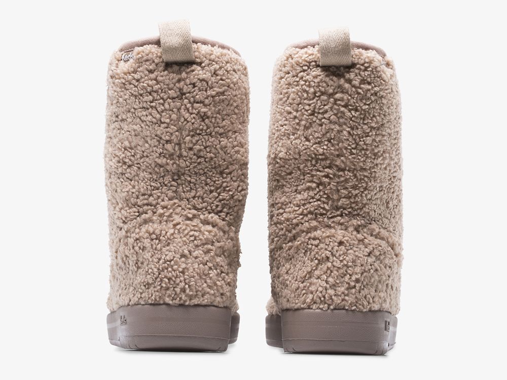 μποτεσ Keds Tally Boot Faux Shearling γυναικεια καφε | GR-76329