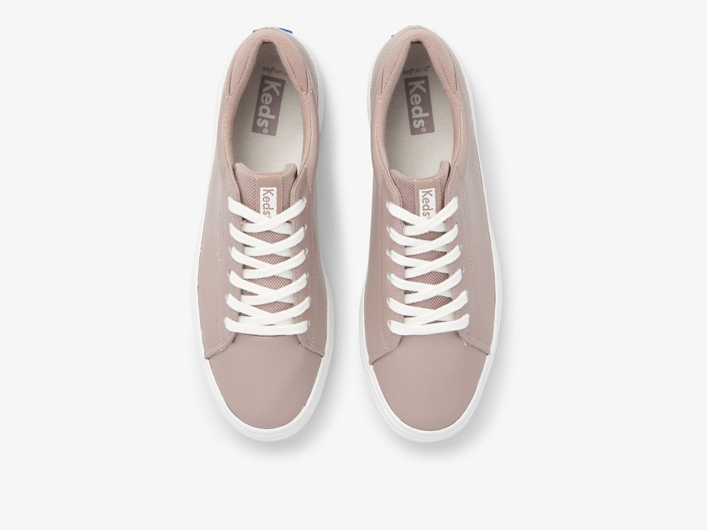 παπουτσιαμεκορδονια Keds Alley Coated Twill γυναικεια ανοιχτο μωβ | GR-88838