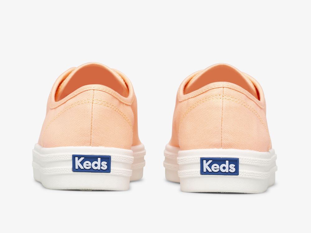 παπουτσιαμεκορδονια Keds Breezie καμβα Neon γυναικεια κοραλι | GR-23730