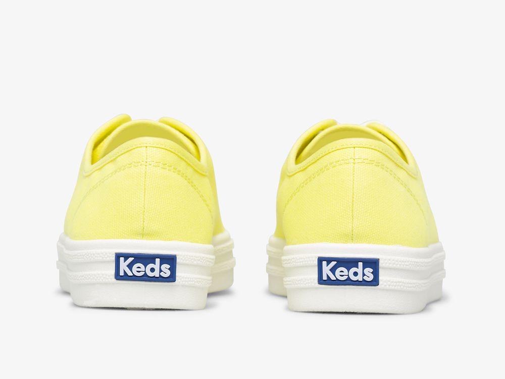 παπουτσιαμεκορδονια Keds Breezie καμβα Neon γυναικεια κίτρινα | GR-96234