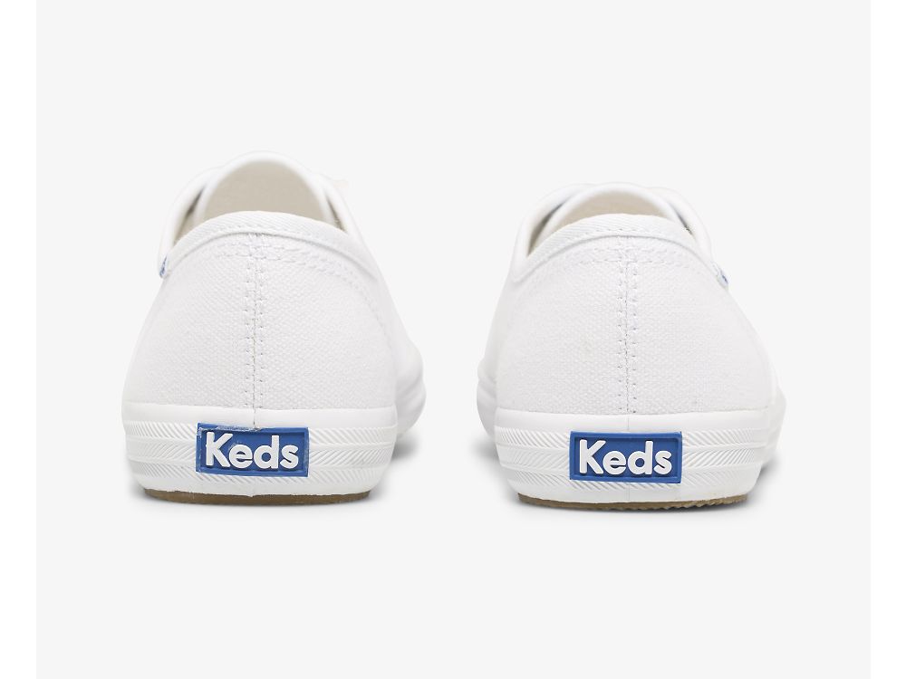 παπουτσιαμεκορδονια Keds Champion Feat. Organic βαμβακερα γυναικεια ασπρα | GR-33919