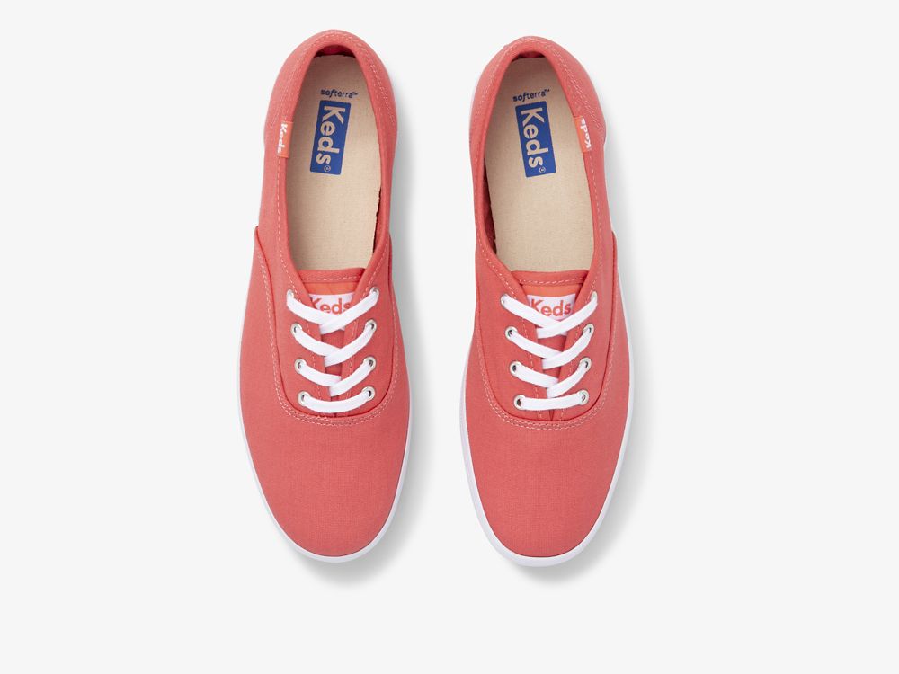 παπουτσιαμεκορδονια Keds Champion Feat. Organic βαμβακερα γυναικεια ροζ | GR-66313