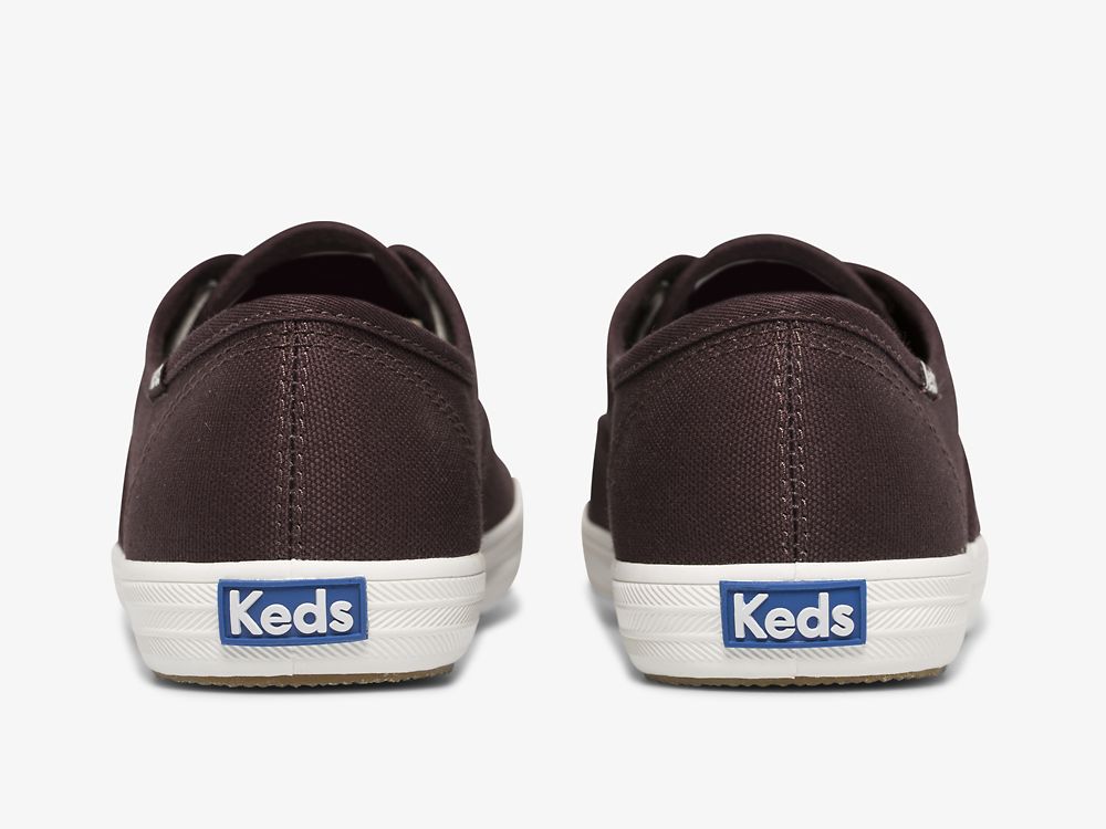 παπουτσιαμεκορδονια Keds Champion Washable Feat. Organic καμβα γυναικεια μπορντο | GR-96591