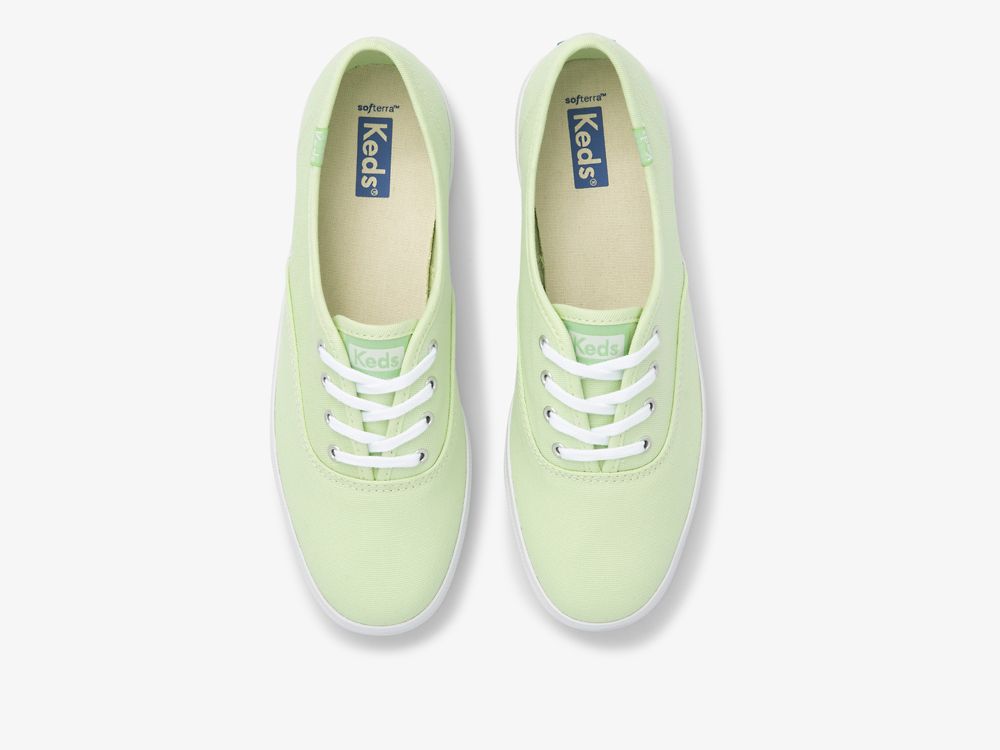 παπουτσιαμεκορδονια Keds Champion καμβα Washable γυναικεια πρασινο | GR-38955