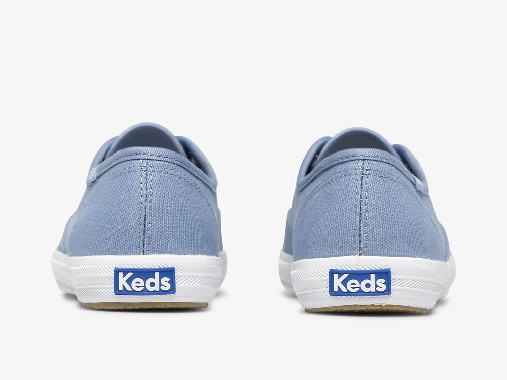 παπουτσιαμεκορδονια Keds Champion καμβα Washable γυναικεια μπλε | GR-49975