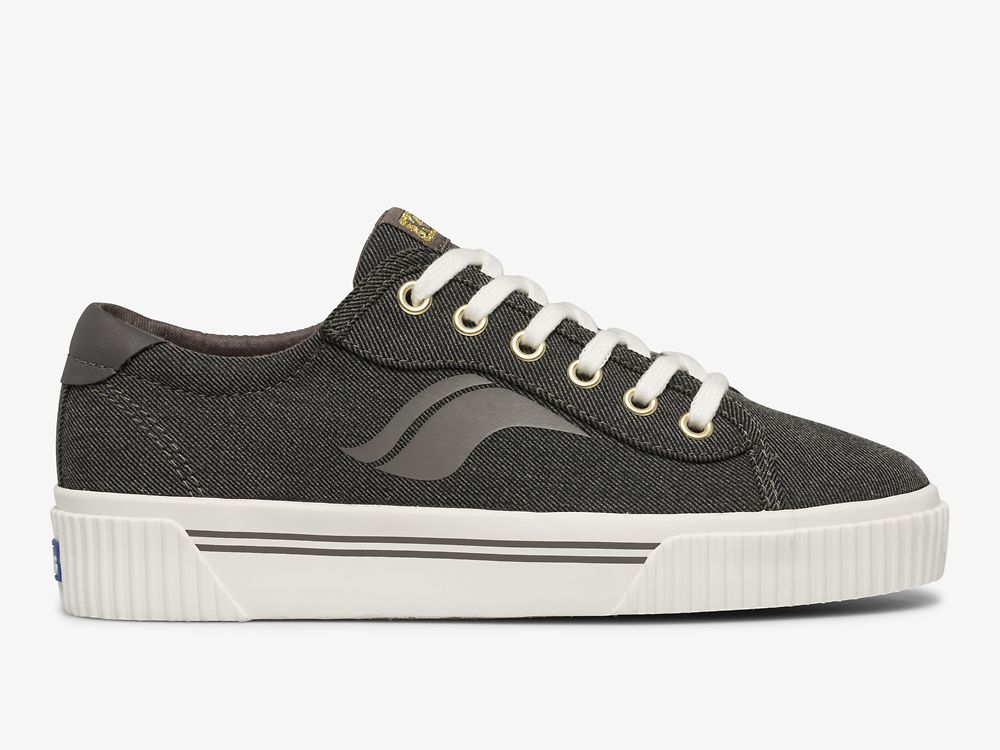 παπουτσιαμεκορδονια Keds Crew Kick Alto Soft Twill γυναικεια γκρι | GR-61616