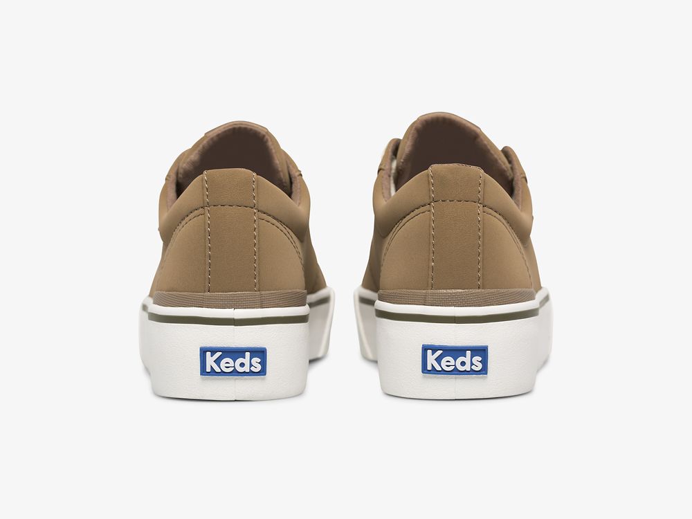 παπουτσιαμεκορδονια Keds Jump Kick Duo Vegan Soft Buck γυναικεια καφε | GR-16111