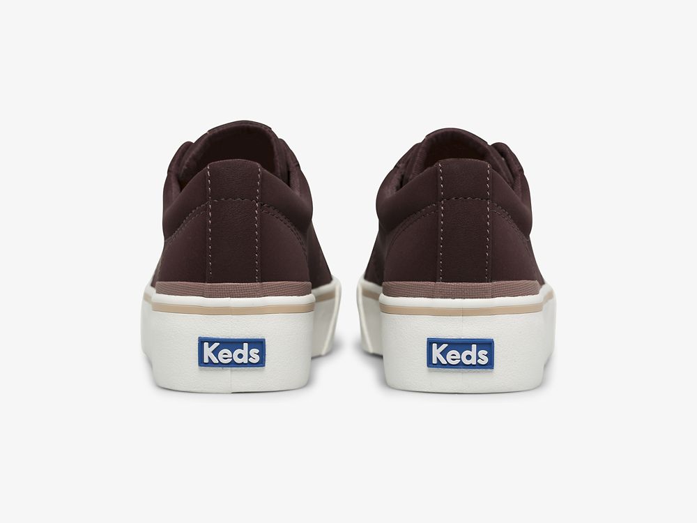 παπουτσιαμεκορδονια Keds Jump Kick Duo Vegan Soft Buck γυναικεια μπορντο | GR-71041