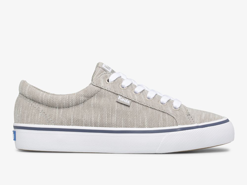 παπουτσιαμεκορδονια Keds Jump Kick Stripey Knit γυναικεια γκρι | GR-21716