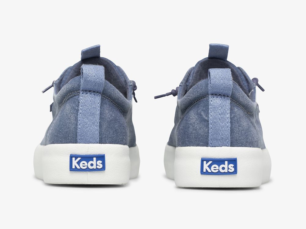 παπουτσιαμεκορδονια Keds Kickback καμβα Washable γυναικεια σκουρο μπλε | GR-07817