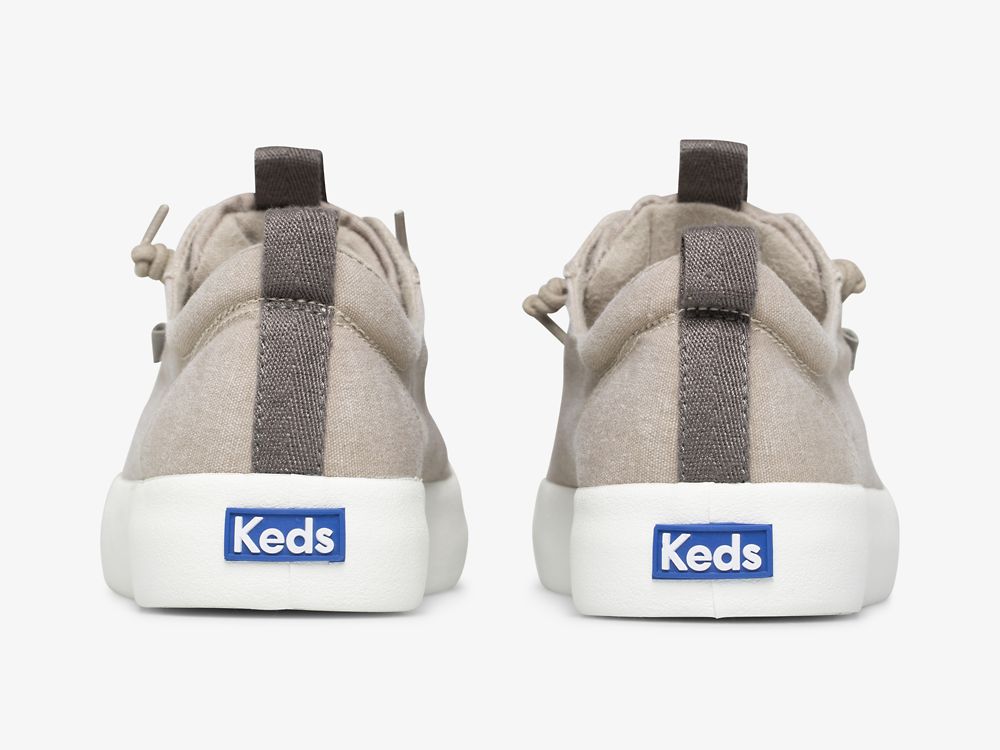 παπουτσιαμεκορδονια Keds Kickback καμβα Washable γυναικεια γκρι | GR-41743