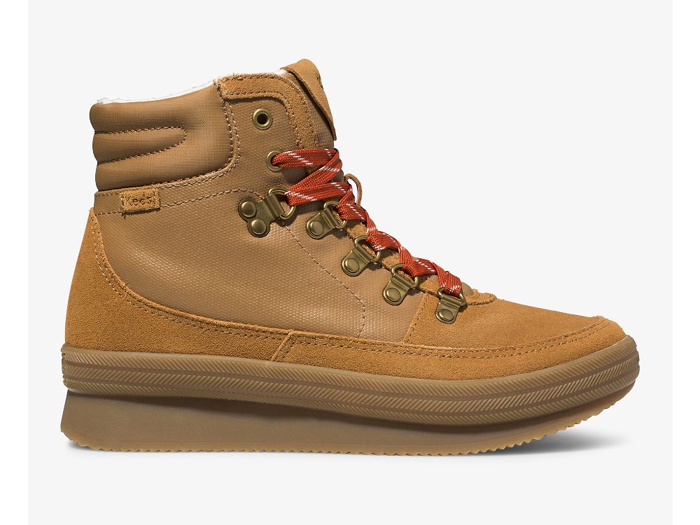 παπουτσιαμεκορδονια Keds Midland θαλασσης-Resistant Boot γυναικεια καφε | GR-28011