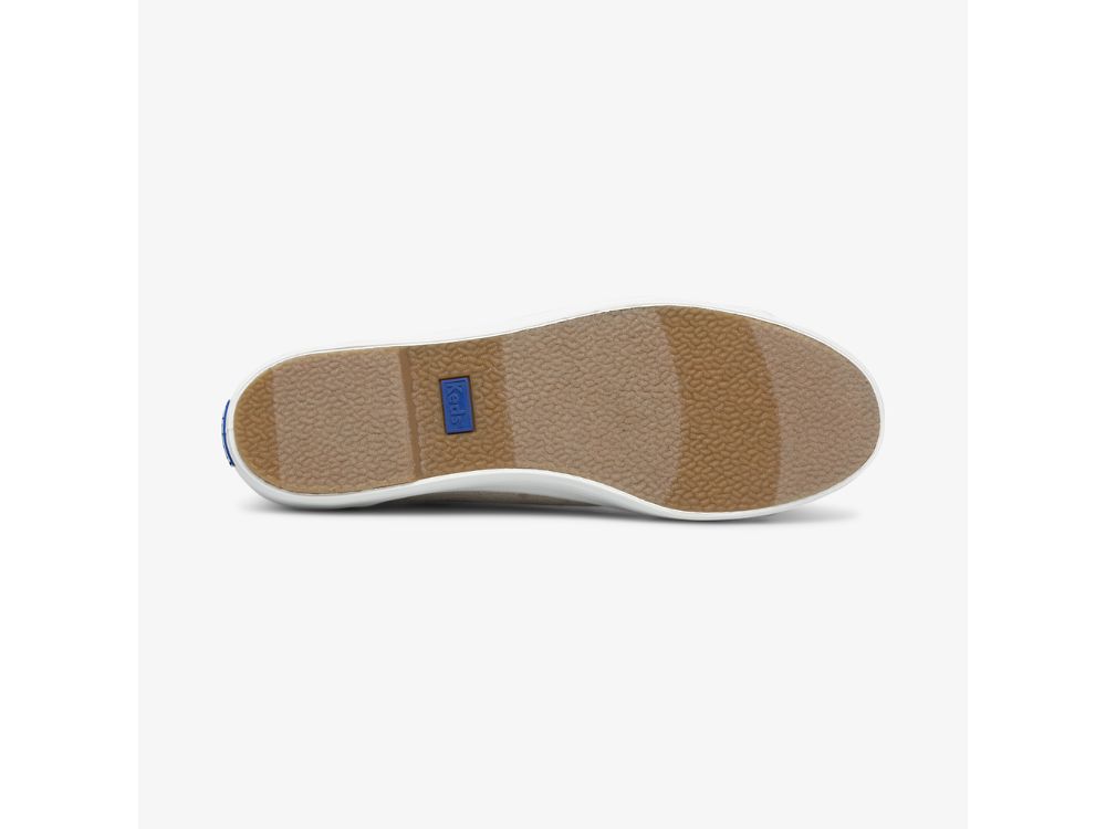 παπουτσιαμεκορδονια Keds Rifle Paper Co. Triple Kick Colette Jacquard γυναικεια ασπρα | GR-19196