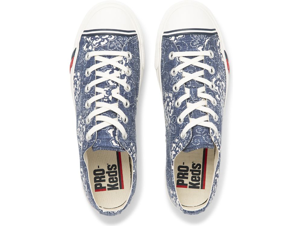 παπουτσιαμεκορδονια Keds Royal Lo Floral Print γυναικεια σκουρο μπλε | GR-42644